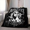 1pc Beetlejuice, Showtime Blanket Polyester Fiber, All Season Comfort for Sofa, Bed, Office, Car, Camping Ideal Home Decor & Gift, Office Comfort