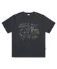 PAGESIISII Sisi Dreamy Drawing Print Short Sleeve T-Shirt Black