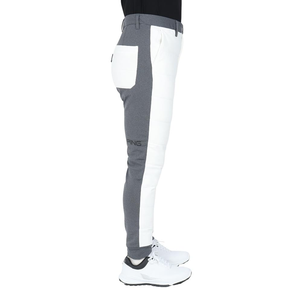 [Pin Apparel] Men's Thermal Jogger Pants (Set-up Compatible, Stretch)  Golf Cold Protection  621-4231901 030White M