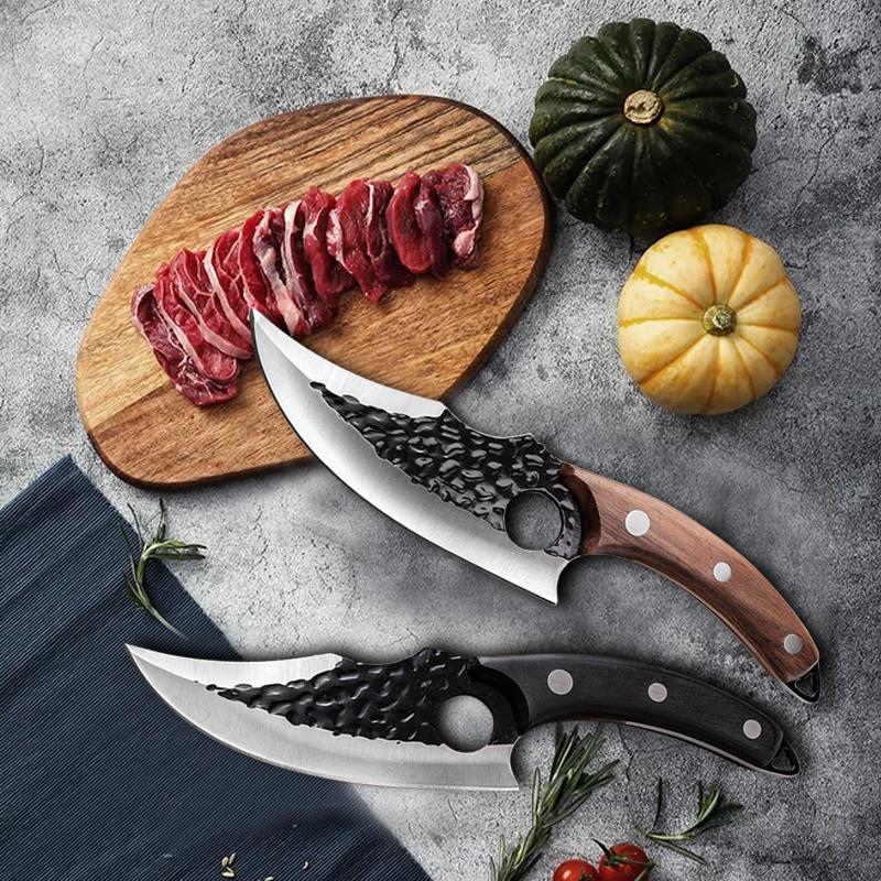 6palcový ručně vyráběný kuchyňský nůž na vykosťování z nerezové oceli Rybářský nůž Sekáček na maso