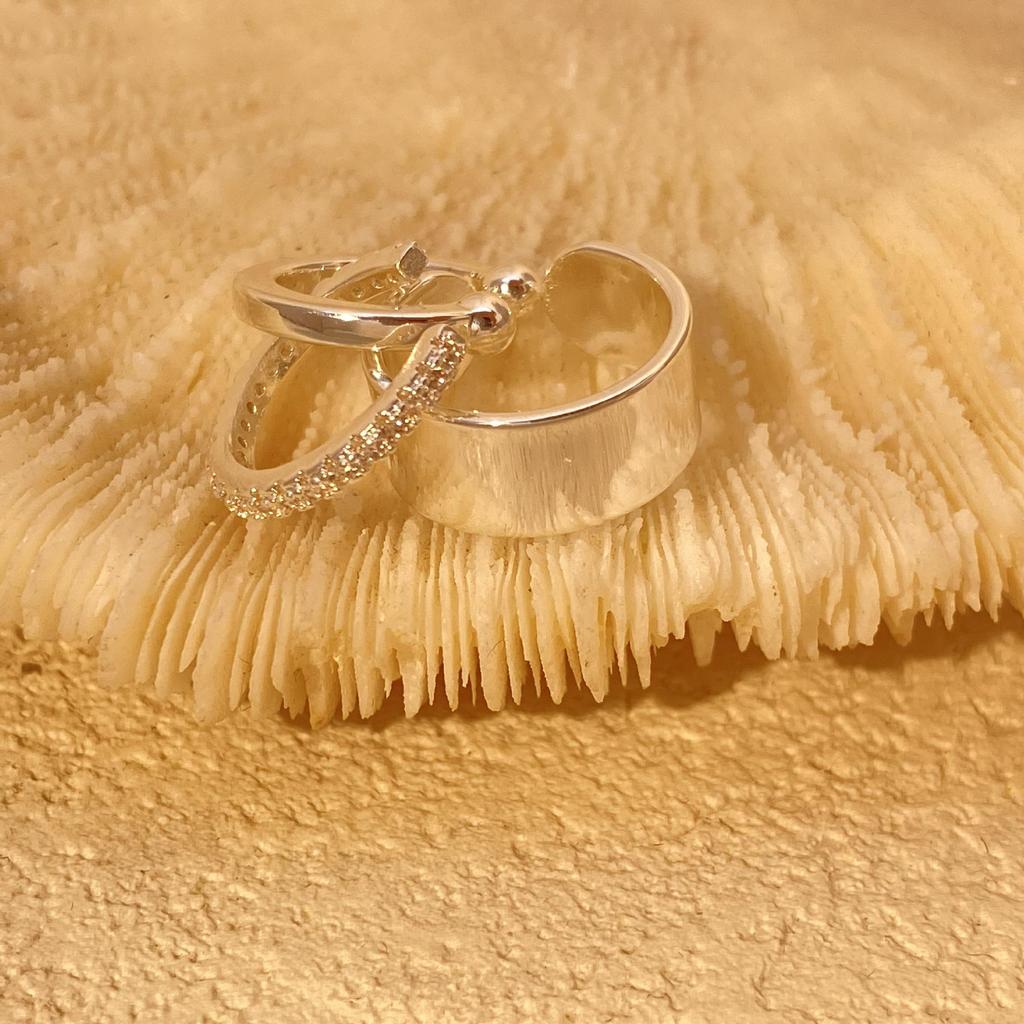 Einzigartiger Kupfer Zirkon Ohr-Cuff: High-End, Kein Piercing erforderlich