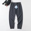 Trade Export Tail Goods Summer Lightweight Air Conditioning Ice Silk Trousers Men and Women Couple Breathable Drawstring Elastic Waist Casual Pants