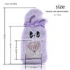 Cute Long-Eared Rabbit Plush Id Card Holder Photocard Holder Idol 3 Inches Photo Display Storage Cover Keychain Bag Pendant Gift
