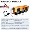 10000W Power Inverter 12V24V/48V/60V/60V72V 220V Run Refrigerator/Washing Machine with 2 AC Outlets for Solar System, Workshops