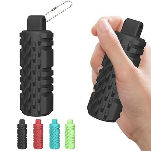 New Spiky Grippie Stim Keychain, Calming Keychain For Anxiety Relief, Hard Spiky Massage For Stress Reduction And Focus