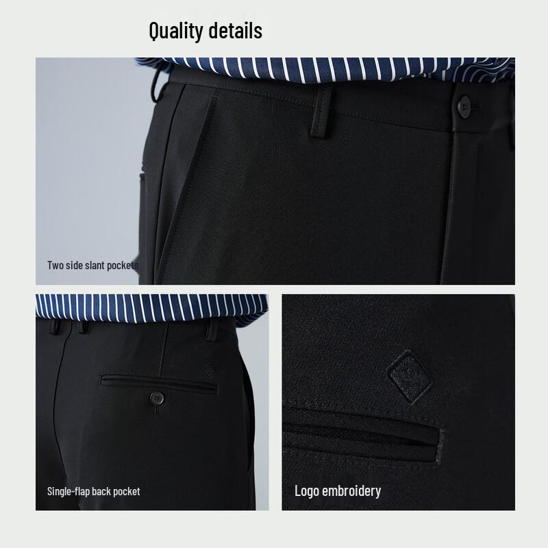LILANZ Men's Anti-Static Micro-Elastic Business Casual Pants 326 Fit