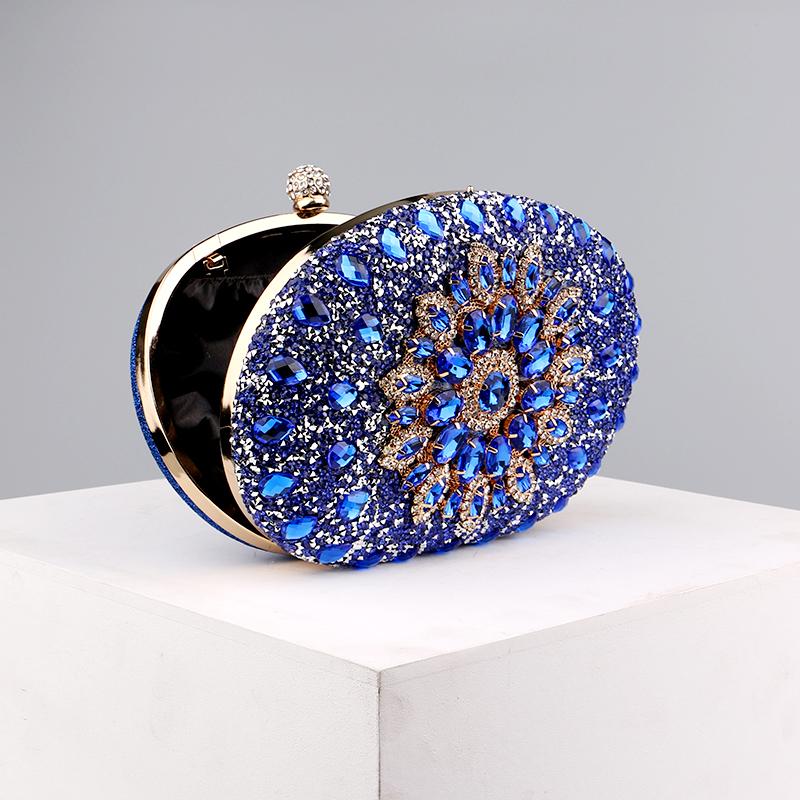Diamond Women Luxury Clutch Evening Bag Wedding Crystal Ladies Cell Phone Pocket Purse Female Wallet for Party Quality Gift