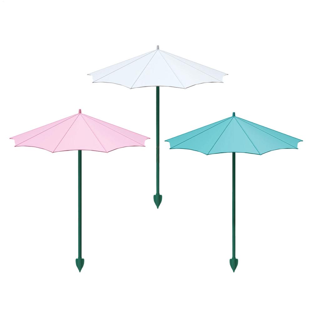 Plant Shade Umbrella 3 Pieces Garden Sun Protection Plants Shade Succulents Pots Umbrella for Outdoor Yard Patio Porch Backyard