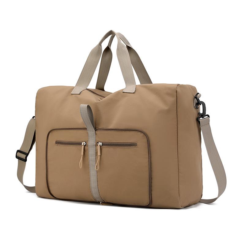 Large Capacity Foldable Travel Bag Women's Shoulder Luggage Bag