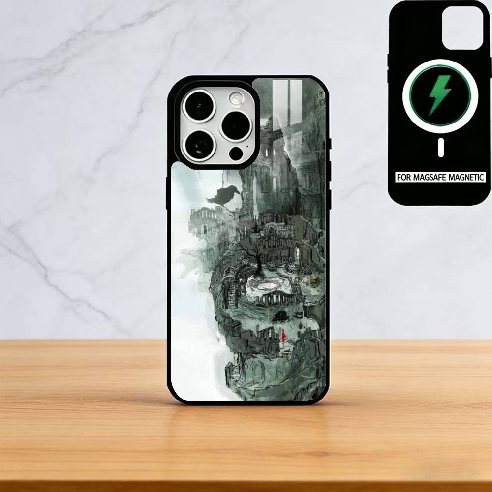 Video Game Reference Art Phone Case For iPhone17,16,15,14,13,12,11 Plus,Pro Magnetic with Magsafe Wireless Charging