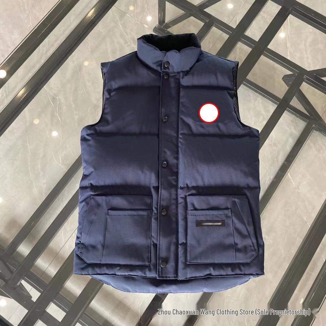 Unisex bezpiedurkņu stāvkakla dūnu veste jaka