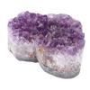 Amethyst Cluster Heart Shaped Absorb Negative Energy Amethyst Cluster Geode Specimen for Meditation Home Office Decor