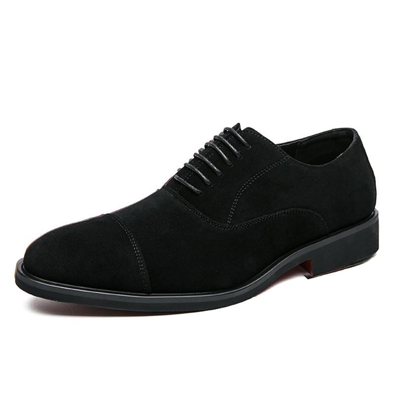Plus Size Business Casual  Men Shoes Suede Leather Oxford Shoes For Men Flats Shoes