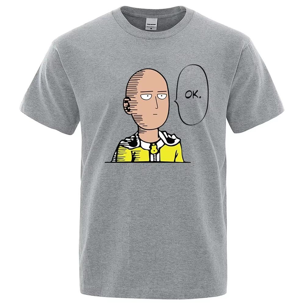 Cartoon Man T Shirts Hip Hop Crew-neck Short Sleeve Summer Cotton Tops Casual Sweat Oversized T-Shirts for Men