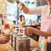 Manual Syrups Squeeze Bottle Durable Stainless Steels Sauce Dispenser Pump Large Capacity For Bar Restaurants Coffee Shop