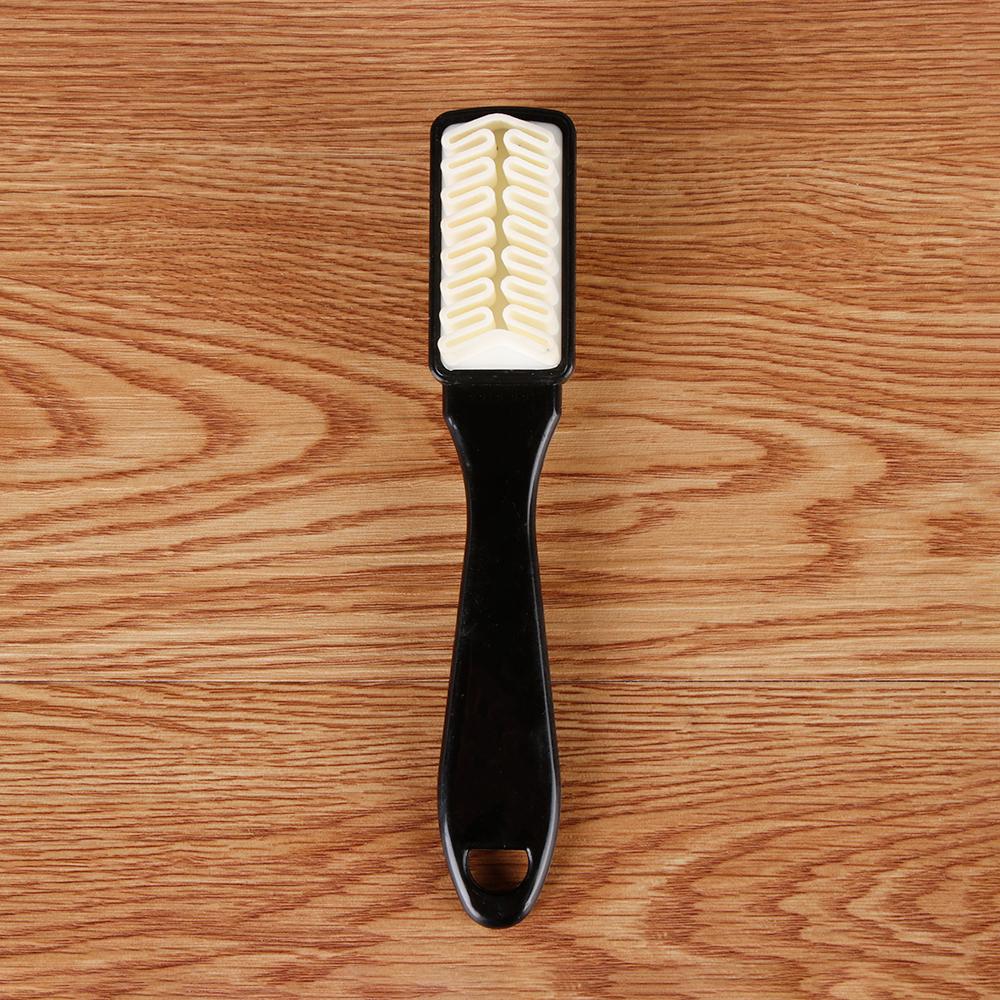 Random Color Plastic Multipurpose Superfine Shoes Brush Dust Cleaning Leather Cleaner Long Handled