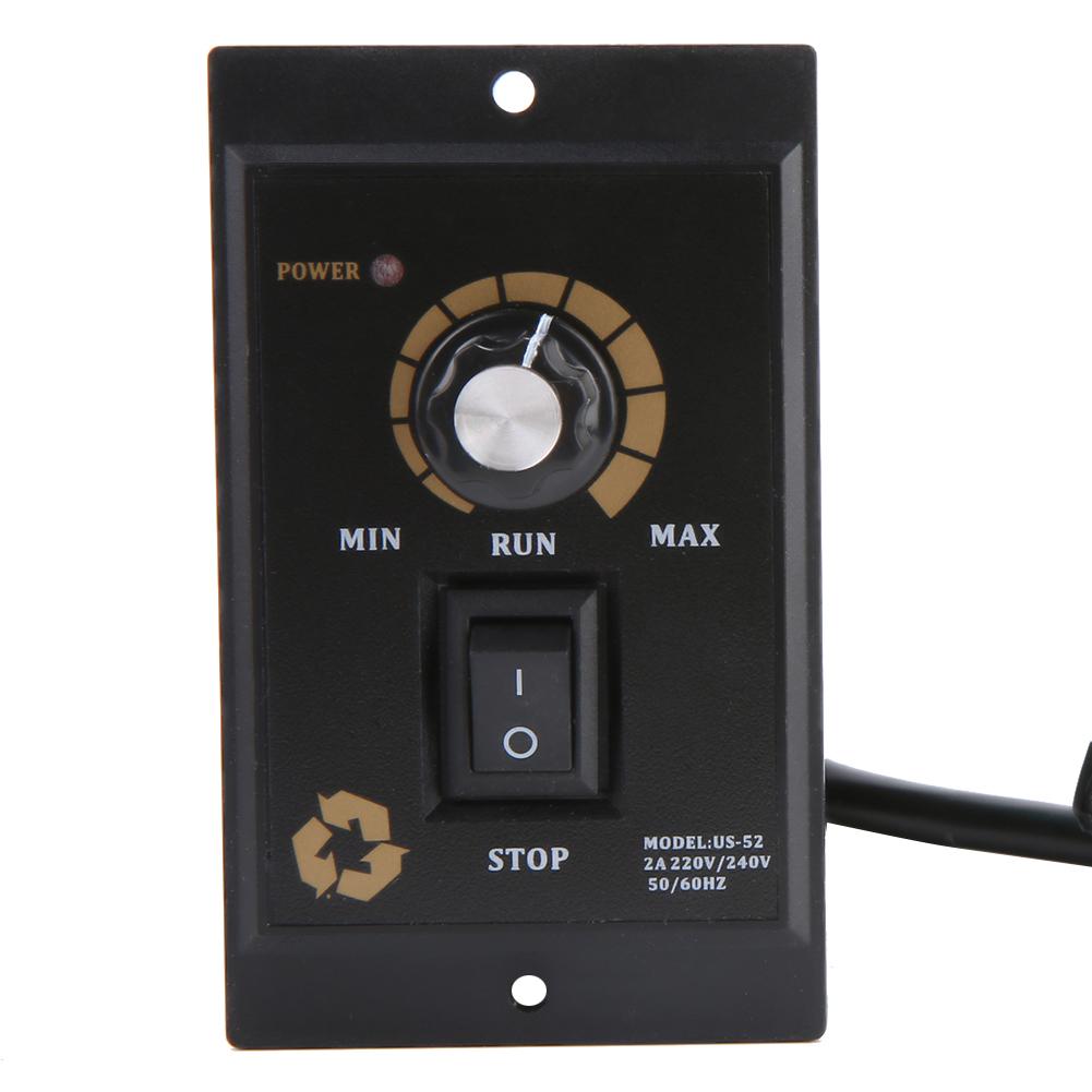 AC 220V 50Celsius60Hz 300Celsius400Celsius500W Régulateur de Vitesse Moteur AC Régulateur de Vitesse Moteur Électrique(300 W)