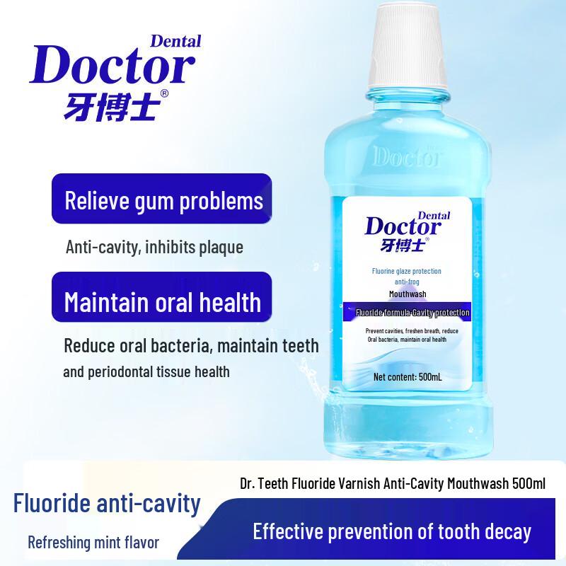 Dr. Dental Icy Mint Fluoride Mouthwash
