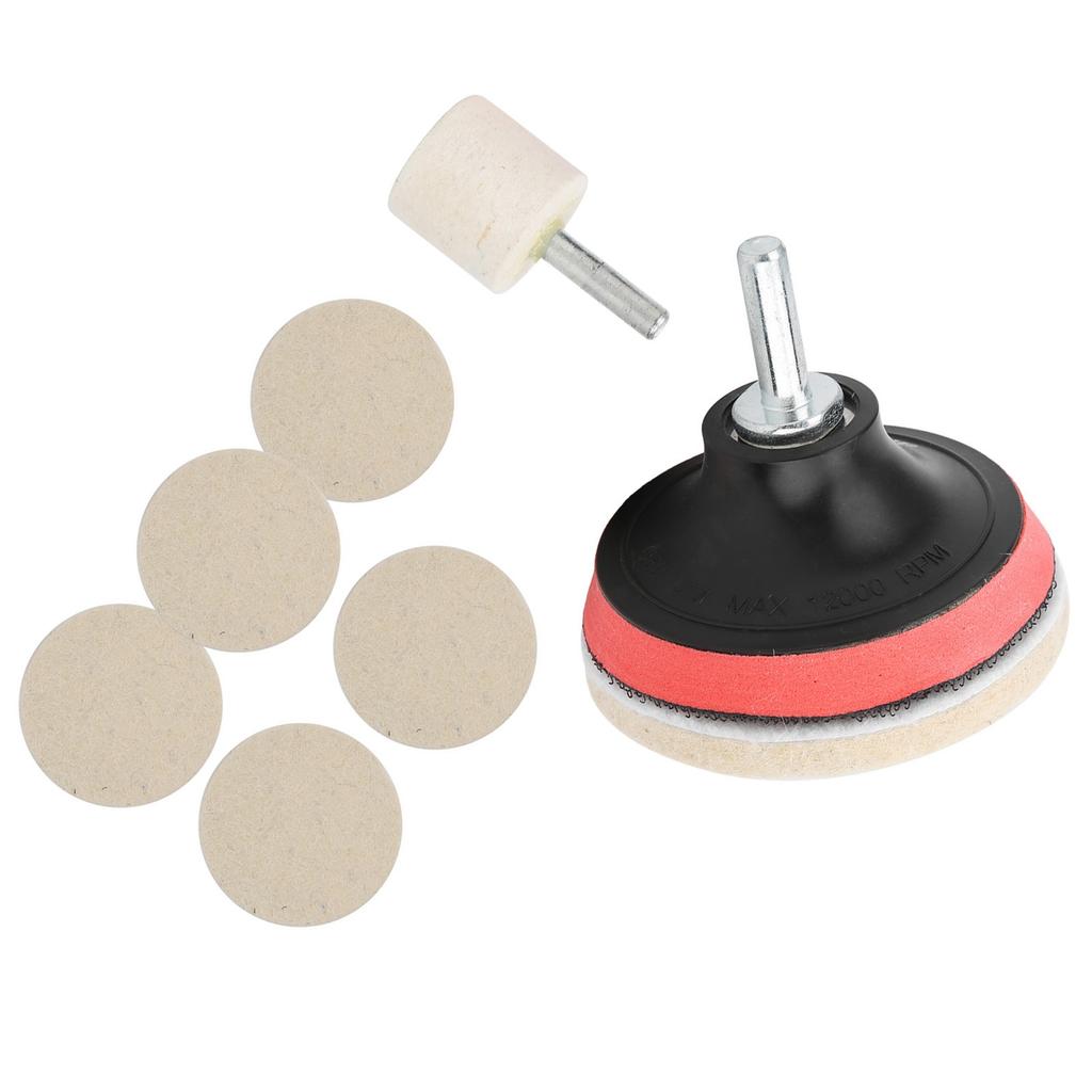 Glass Polishing Tool Glass Polishing Kit Fine Workmanship Good Effect Wide Uses Soft Material for Glass
