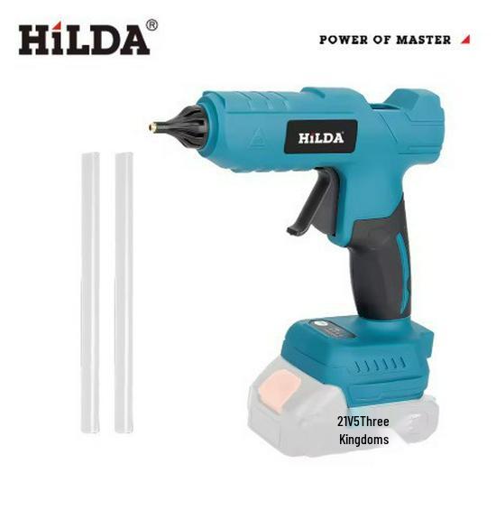 21V Cordless Rechargeable Hot Melt Glue Gun for DIY Projects