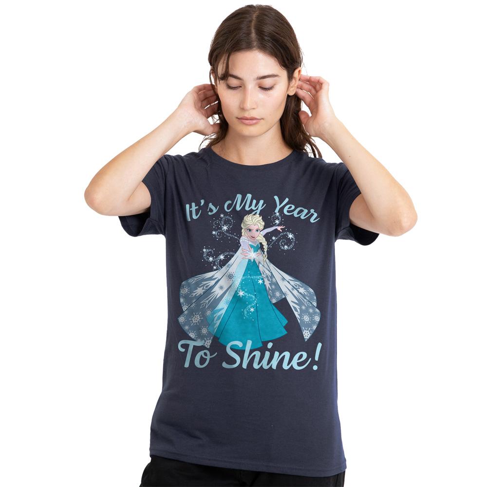 Frozen Womens/Ladies Its My Year To Shine New Year T-Shirt