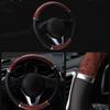 Soft Leather Car Steering Wheel Cover Good Grip Accessories For 15/37CM~38CM UK
