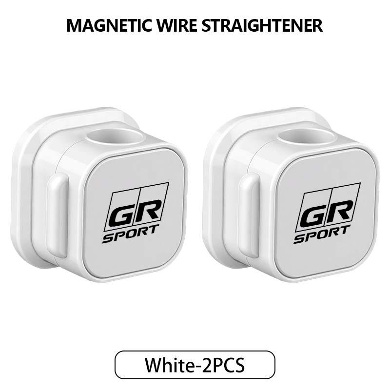 Multifunction Portable Magnetic Cable Clip Adjustable Cord Cable Organizer Holder For Toyota Crown Yaris Corolla Prius Auris CHR