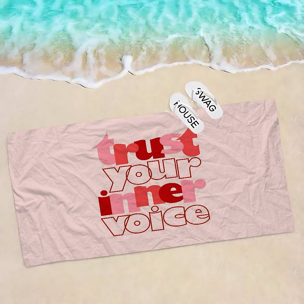 More Amor Por Favor Colorful Bath Towel Microfiber Soft Water Absorbing Breathable For Girl Kids Decorative Cartoon Beach Towel