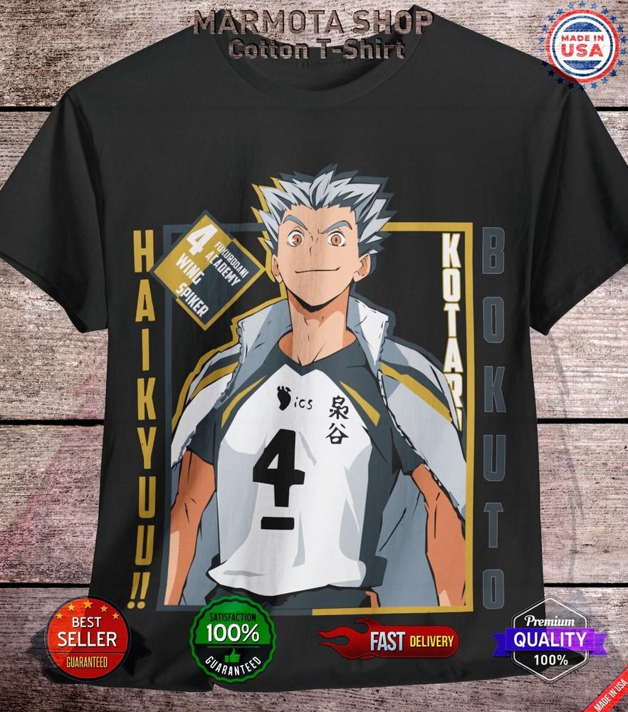 

Bokuto Kotaro Haikyuu T-Shirt Anime Japanese Tee Shirt Volleyball Hinata Tobio 4XL