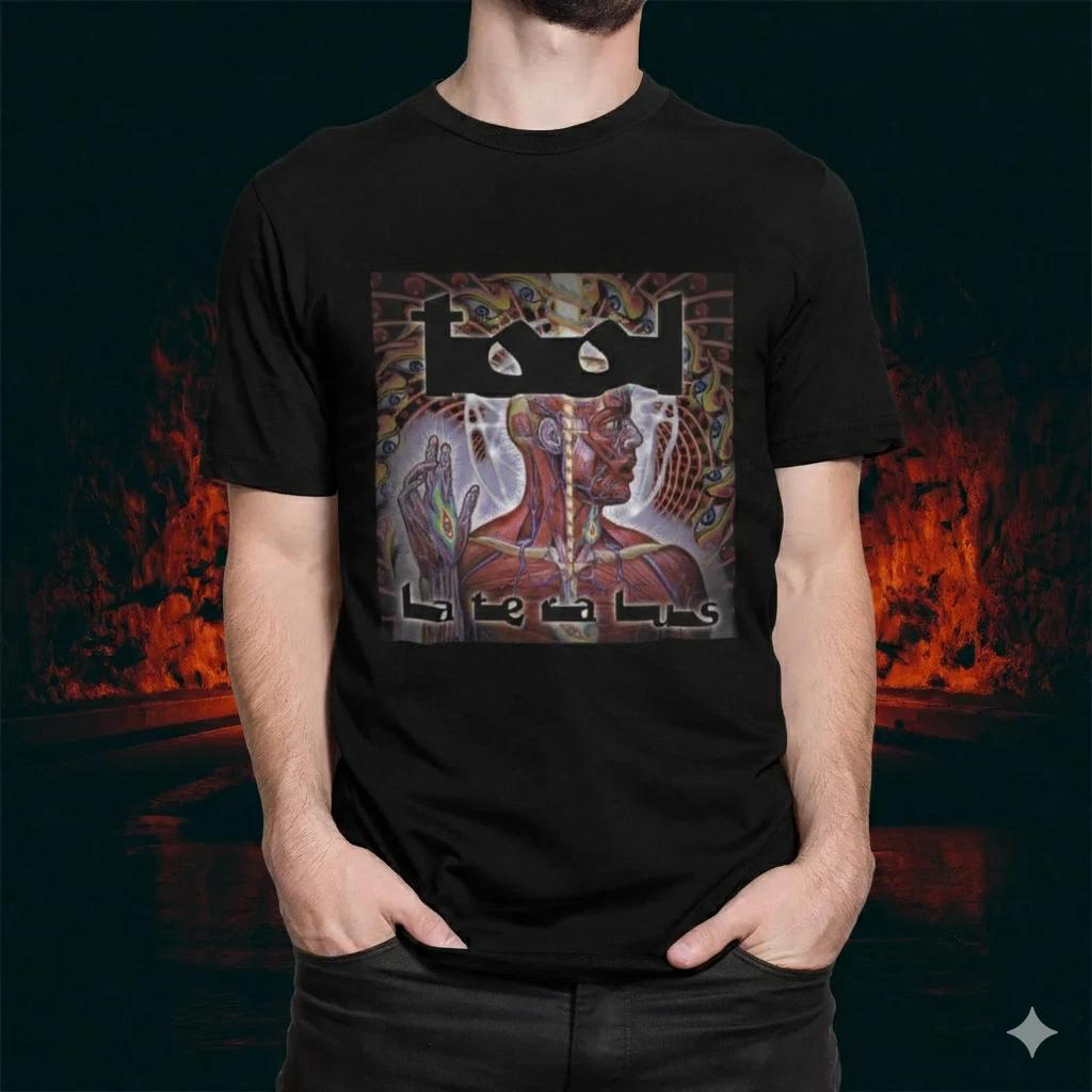 Unisex Adult Casual Graphic Tool Lateralus Album Art Graphic T-Shir... L