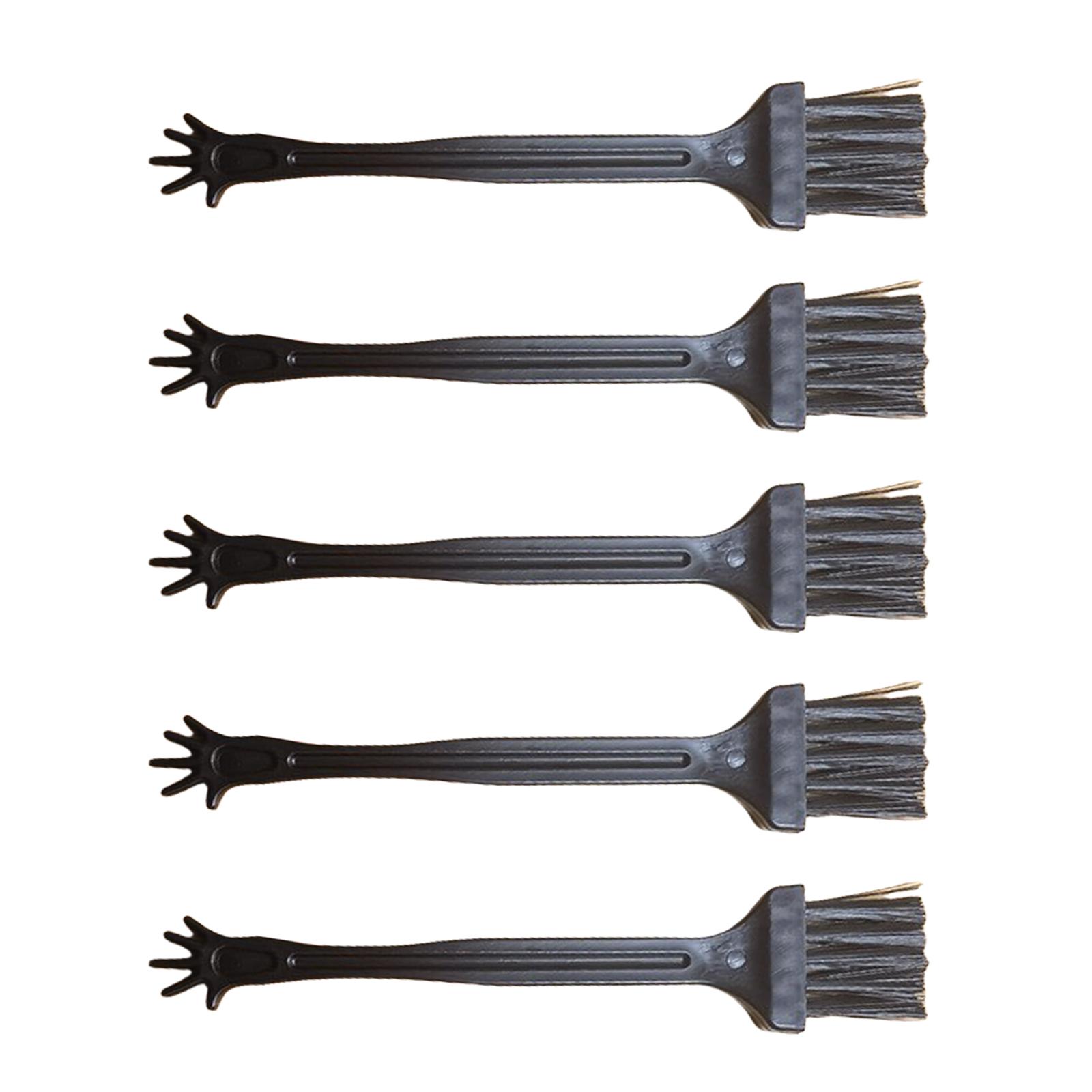 

5 штук Компактная щетка для чистки клавиатуры для студентов и геймеров Инструмент для чистки пыли с компьютерной клавиатуры Очиститель для небольших пространств чёрный