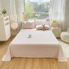 Washed Cotton Wrinkle-Resistant Fitted Sheet for 1.2m Bed - Girlish Style Mattress Protector