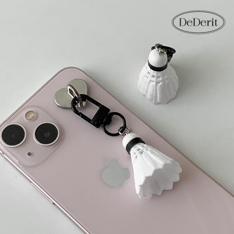 Cute Badminton Ball Sports Mini Shuttlecock Exercise Keychain