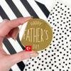 10/5pcs  Happy Father's Day Cake Topper Acrylic Gold Super Best Dad Cake Decor for Father Birthday Party Cupcake Decor