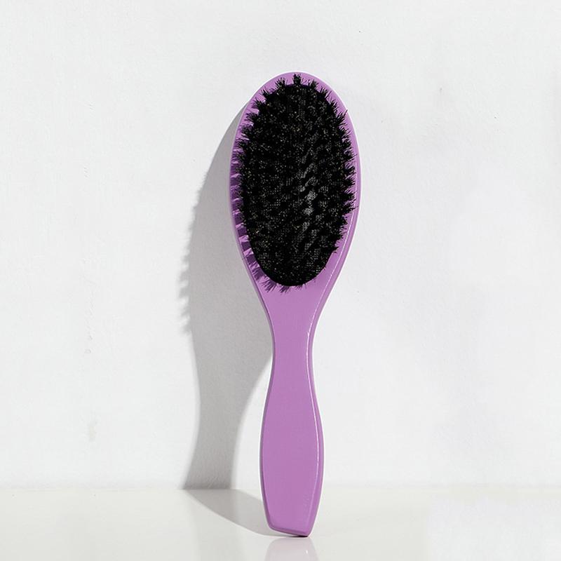Bartbürste mit Wildschweinborsten, Airbag-Kamm, Reinigungsbürste mit Lotusholzgriff, Friseur-Unisex, antistatisch, Haar-Styling-Werkzeuge, Salon