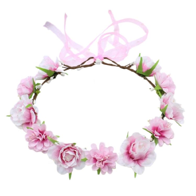 Flower Headbands Floral Garlands Crown Hair Wreath Bride Flower Crown Wedding
