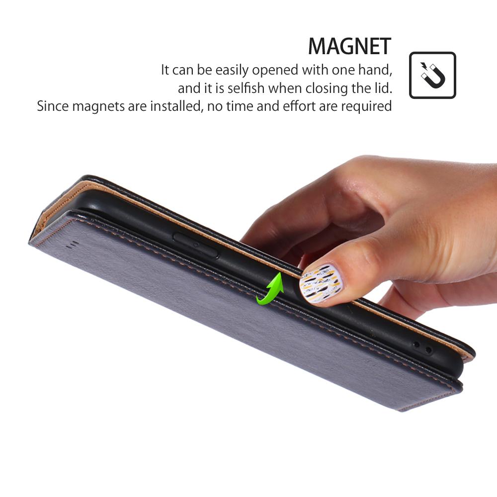For Xiaomi Redmi 12C 4G PU Leather Wallet Stand Case Magnetic Closing Anti-drop Phone Cover