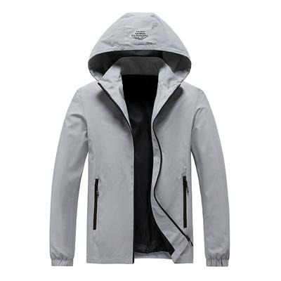 Hooded Jacket Men's Sprint Jacket Men's Windbreaker Outdoor Sports and Leisure Jacket