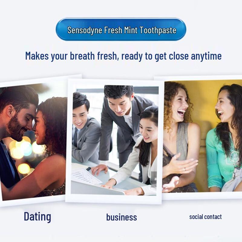 Sensodyne Fresh Mint & Professional Repair Toothpaste Bundle