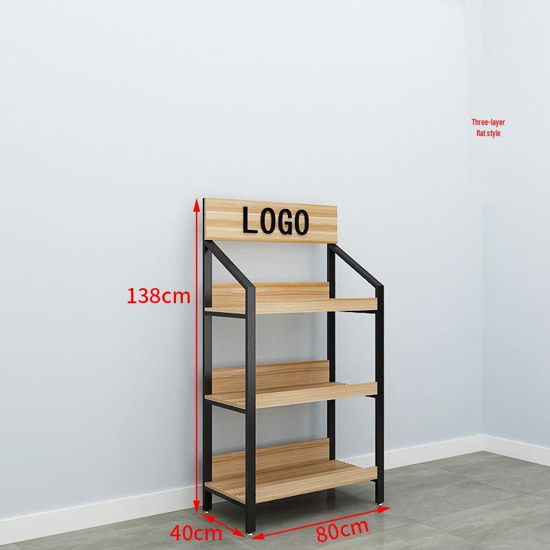 Slanted Multi-Layer Display Rack for Snacks, Jewelry, and Shoes
