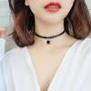 Accessories PU Collar Korean Style Jewelry Women Choker Glitter Zircon Necklace Punk Necklace