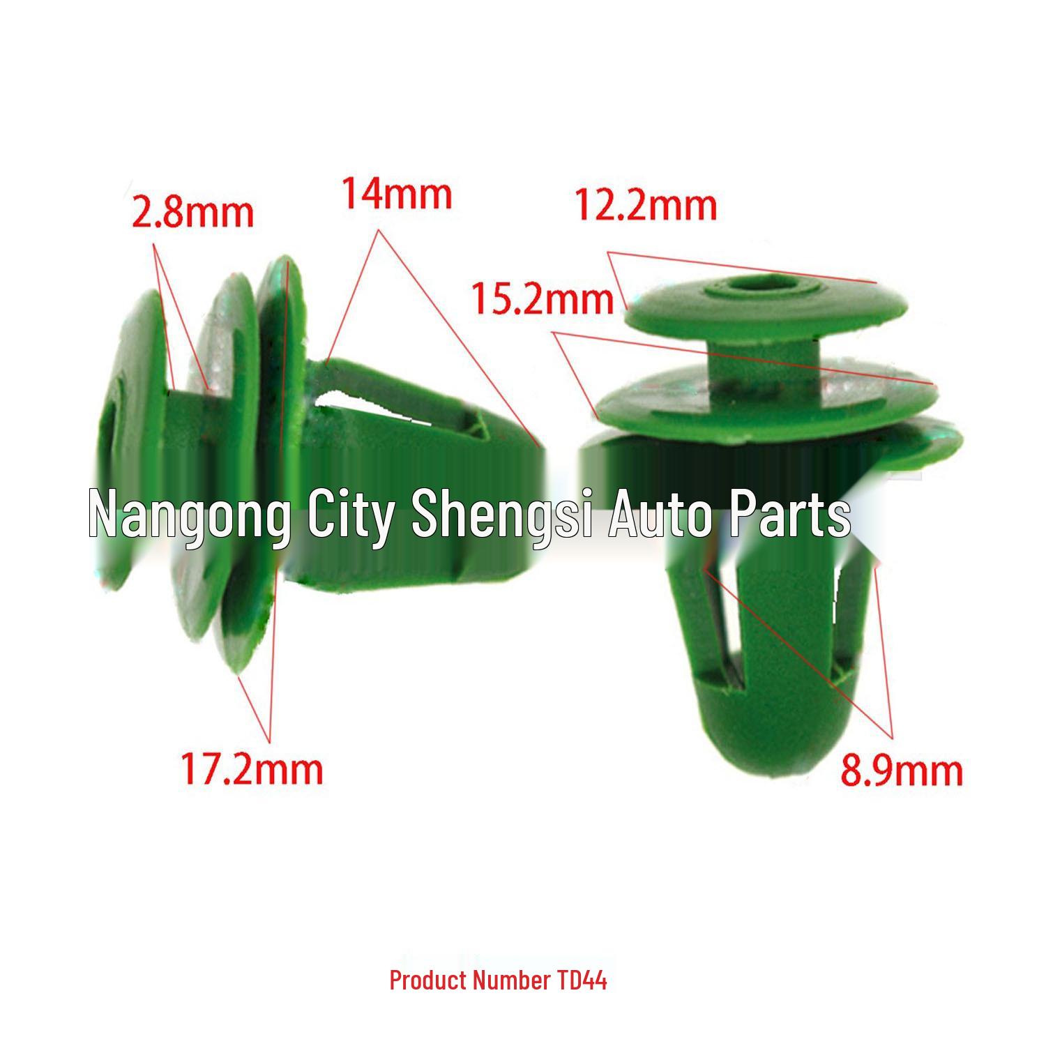 

Xiali Geely Car Door Panel Nylon Trim Buckle 10000 units