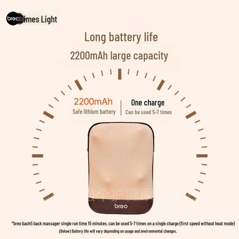 breo Back 5 Wireless Portable Waist and Back Massager