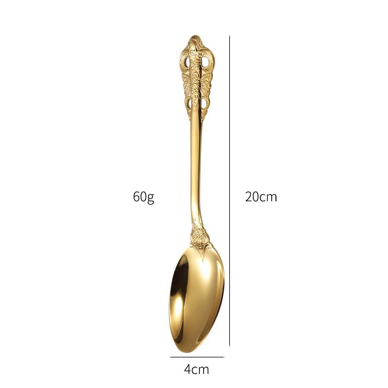 

Huazao Baijia ME Palace Light Luxury 304 Stainless Steel Cutlery Pointed Dinner Spoon