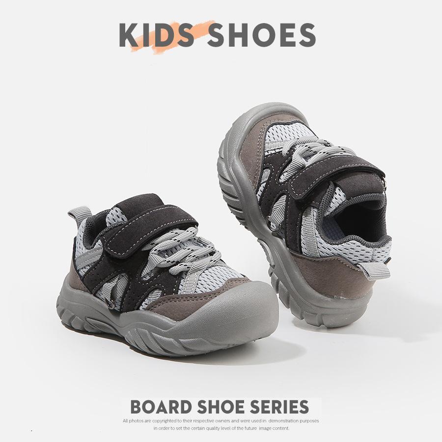 

Children s casual sports shoes mesh breathable 2025 summer Korean version of girls shoes medium children cool handsome boys classmates 22