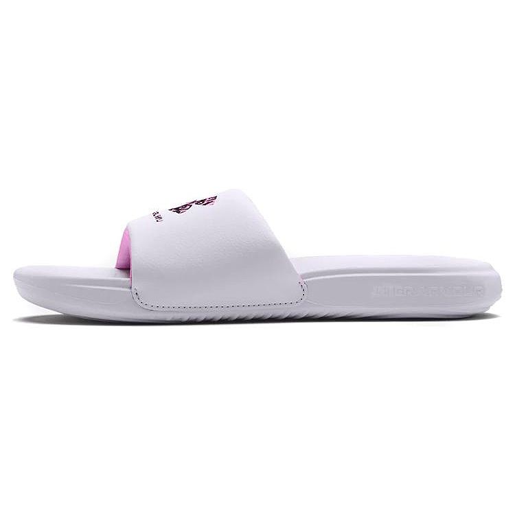 Under Armour Ansa Comfortable Flat EVA Slide Sandals Women Footwear White 3024437-101