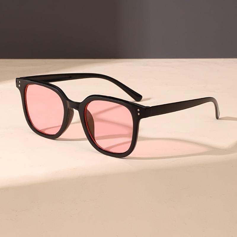 5 Pairs of Women'S Stylish Glasses Square Frame Design Suitable for Casual Parties Unisex