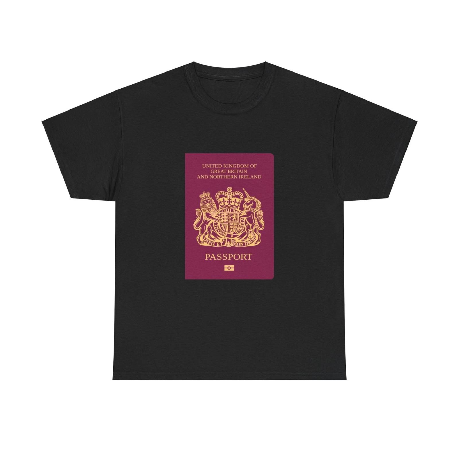 British National Passport - T shirt 4XL