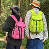 Japanese ins style school bag female college student outdoor mountaineering trip backpack light and versatile boy high school student backpack