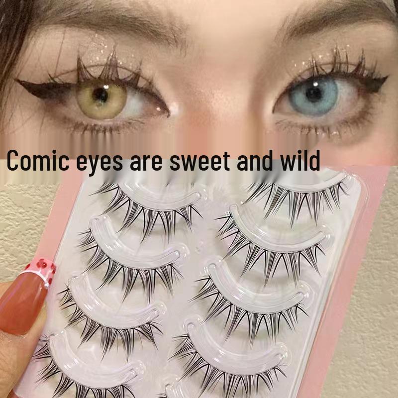 

Mengjie Shangpin Thai-Style Natural One-Piece False Eyelashes with Transparent Stem